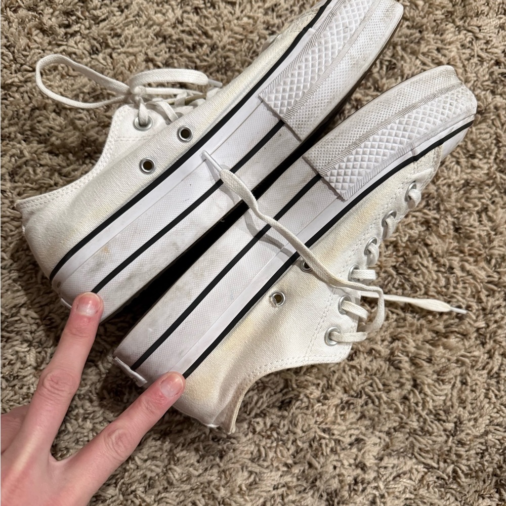 Converse Classic White Canvas Sneakers - Picture 5 of 5